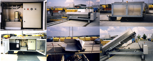 Abfallrutsche 500x200